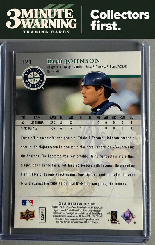 2008 Upper Deck #321 Rob Johnson