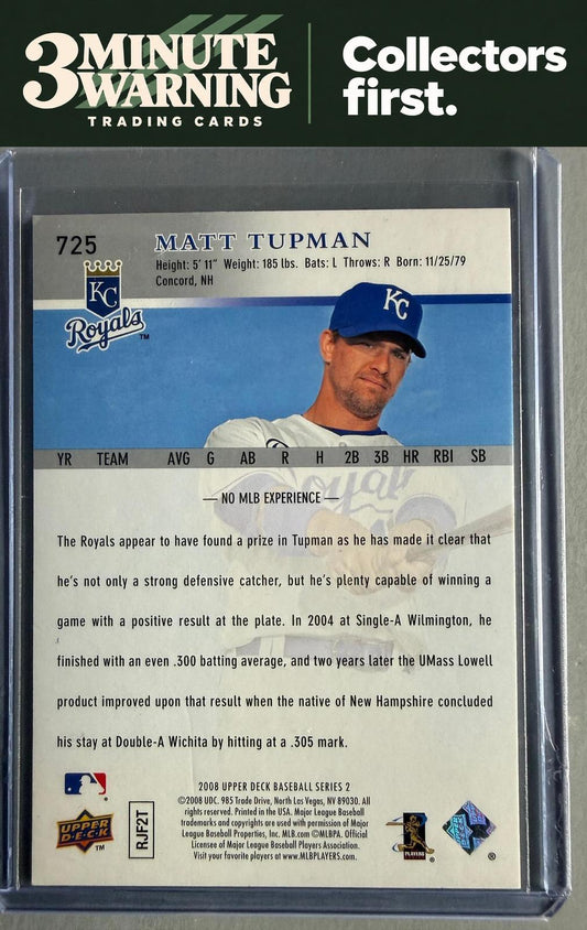 2008 Upper Deck #725 Matt Tupman