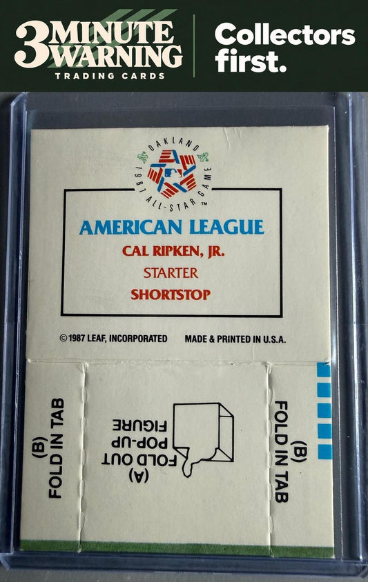 1988 Donruss All-Stars #NNO Cal Ripken Jr. Pop-Ups
