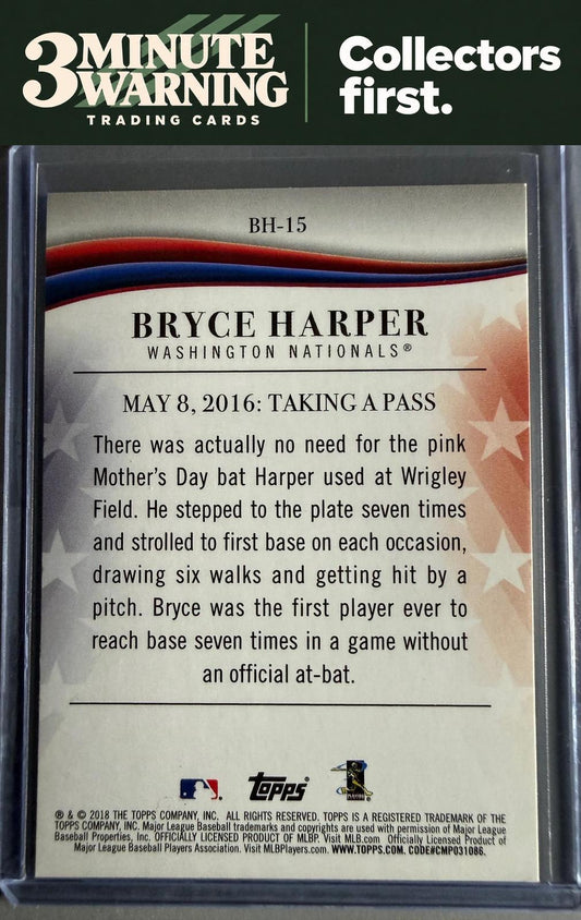 2018 Topps Update #BH-15 Bryce Harper Bryce Harper Highlights