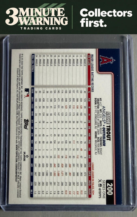 2025 Topps #200 Mike Trout