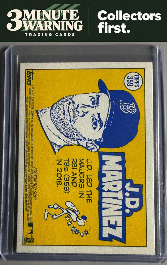 2019 Topps Heritage #359 J.D. Martinez