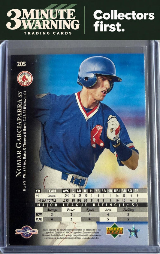 1995 Upper Deck Minor League #205 Nomar Garciaparra