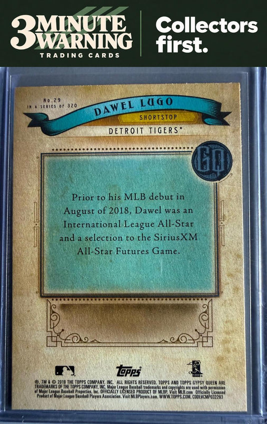 2019 Topps Gypsy Queen #29 Dawel Lugo Green