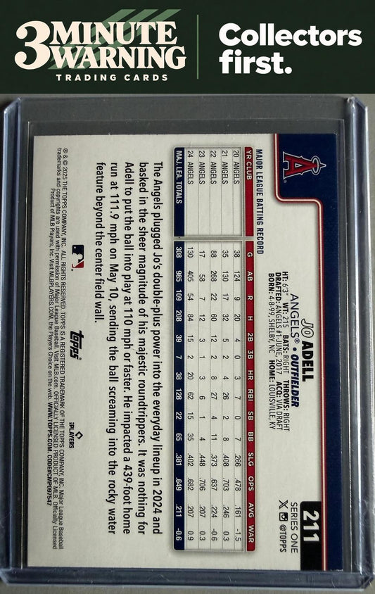 2025 Topps #211 Jo Adell Sandglitter