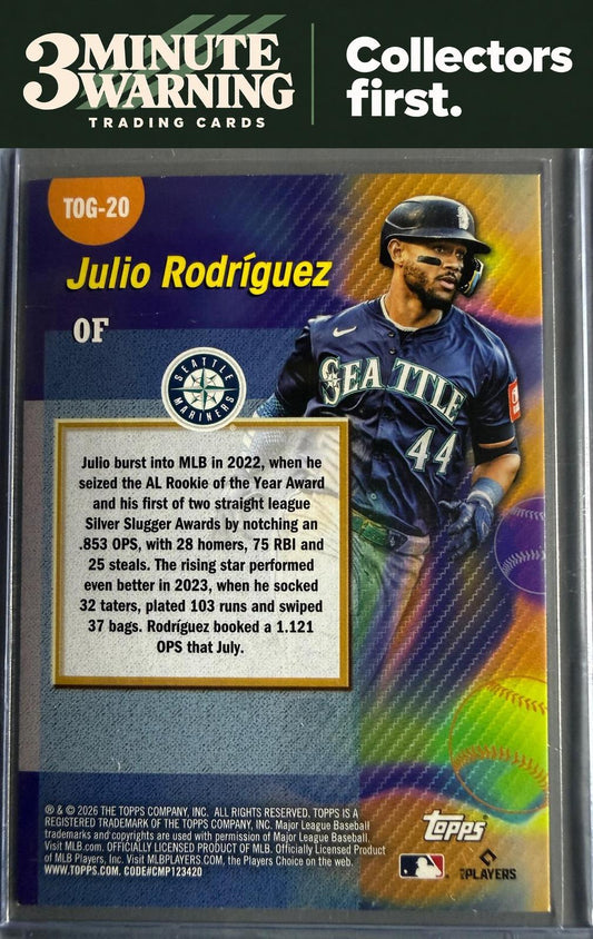 2026 Topps #TOG-20 Julio Rodríguez Titans of the Game