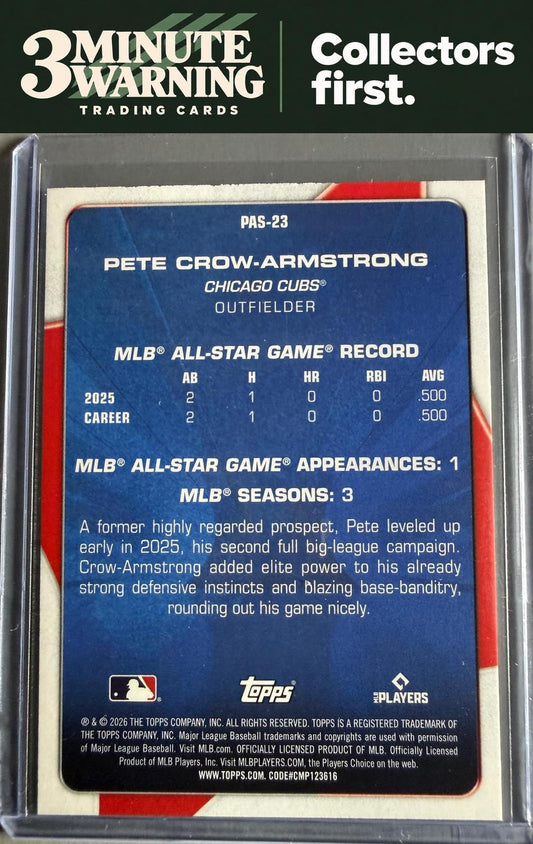 2026 Topps #PAS-23 Pete Crow-Armstrong Perennial All-Stars