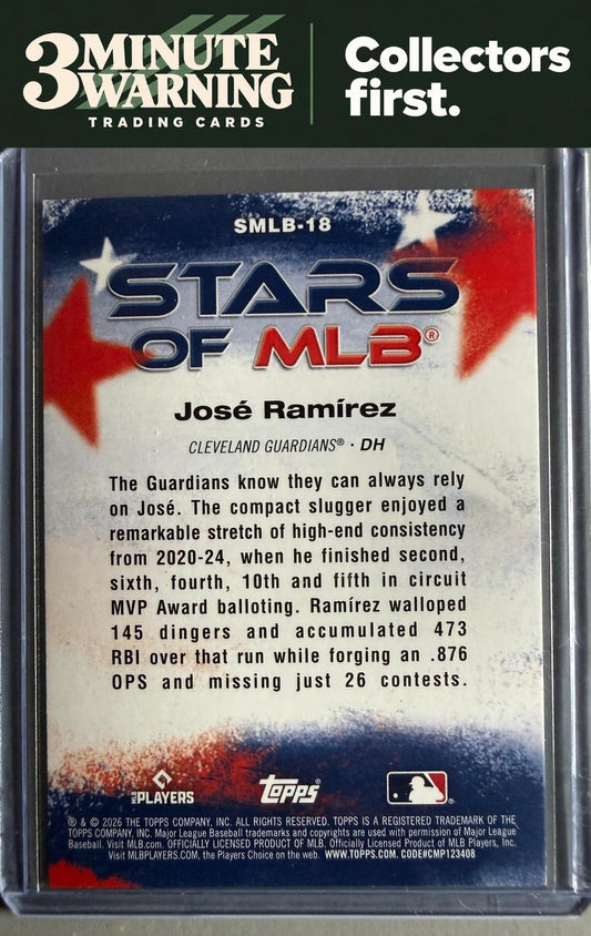 2026 Topps #SMLB-18 José Ramírez Stars of MLB