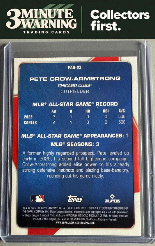 2026 Topps #PAS-23 Pete Crow-Armstrong Perennial All-Stars