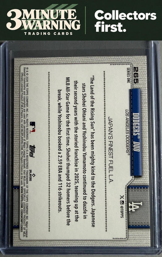2026 Topps #265 Dodgers Duo