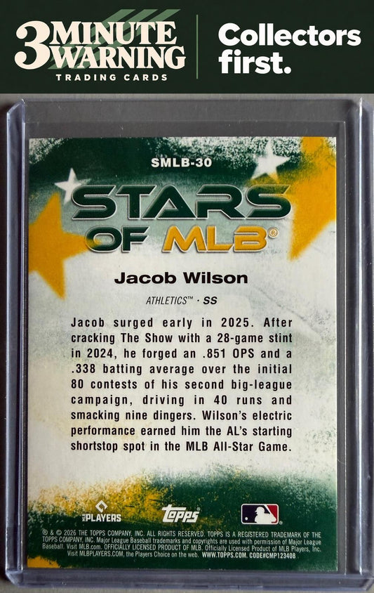 2026 Topps #SMLB-30 Jacob Wilson Stars of MLB