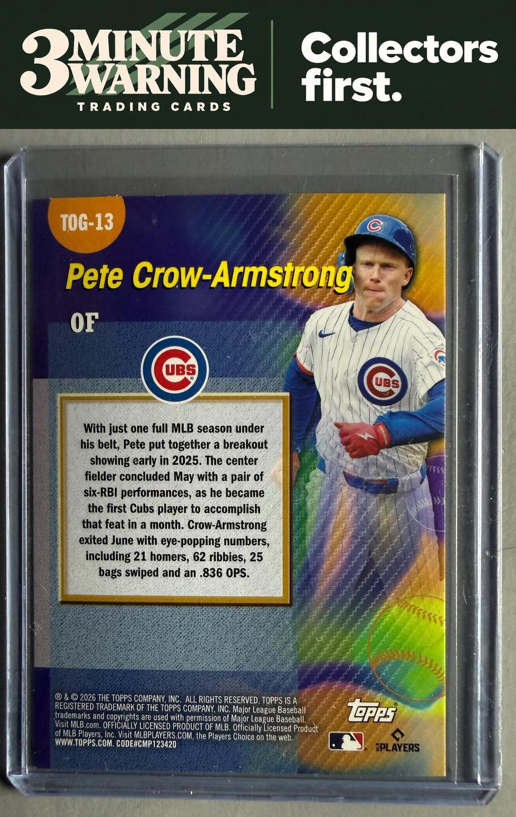 2026 Topps #TOG-13 Pete Crow-Armstrong Titans of the Game