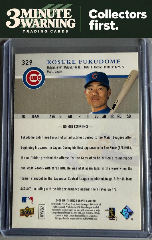 2008 Upper Deck First Edition #329 Kosuke Fukudome