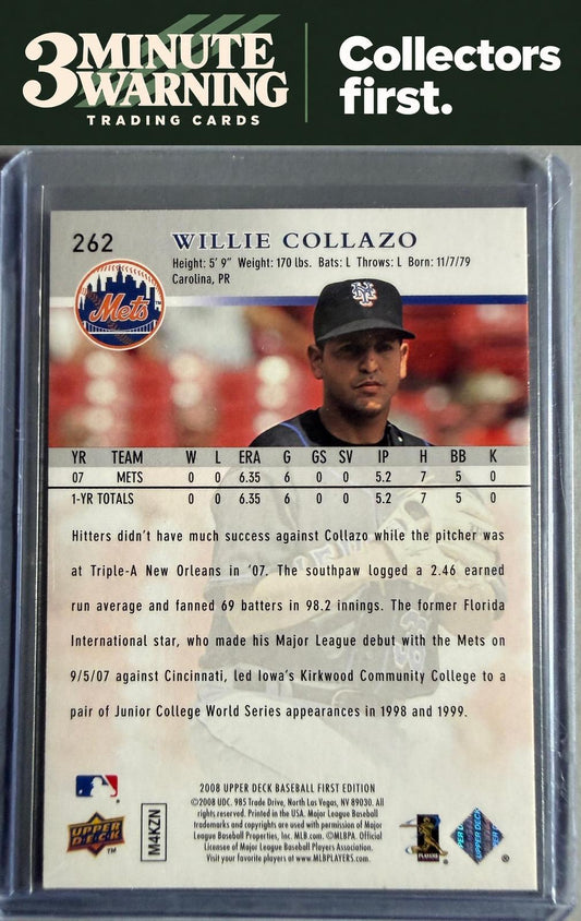2008 Upper Deck First Edition #262 Willie Collazo