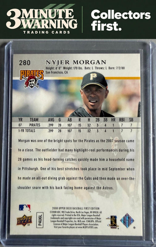 2008 Upper Deck First Edition #280 Nyjer Morgan