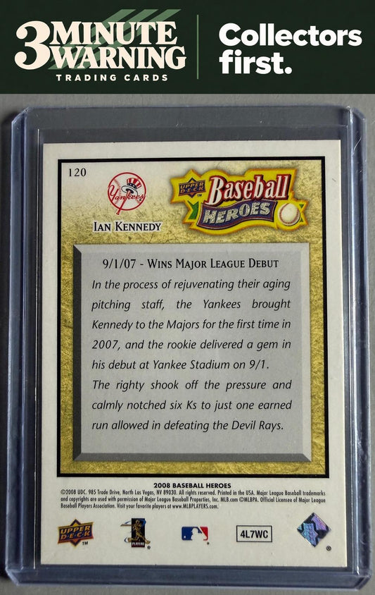 2008 Upper Deck Baseball Heroes #120 Ian Kennedy