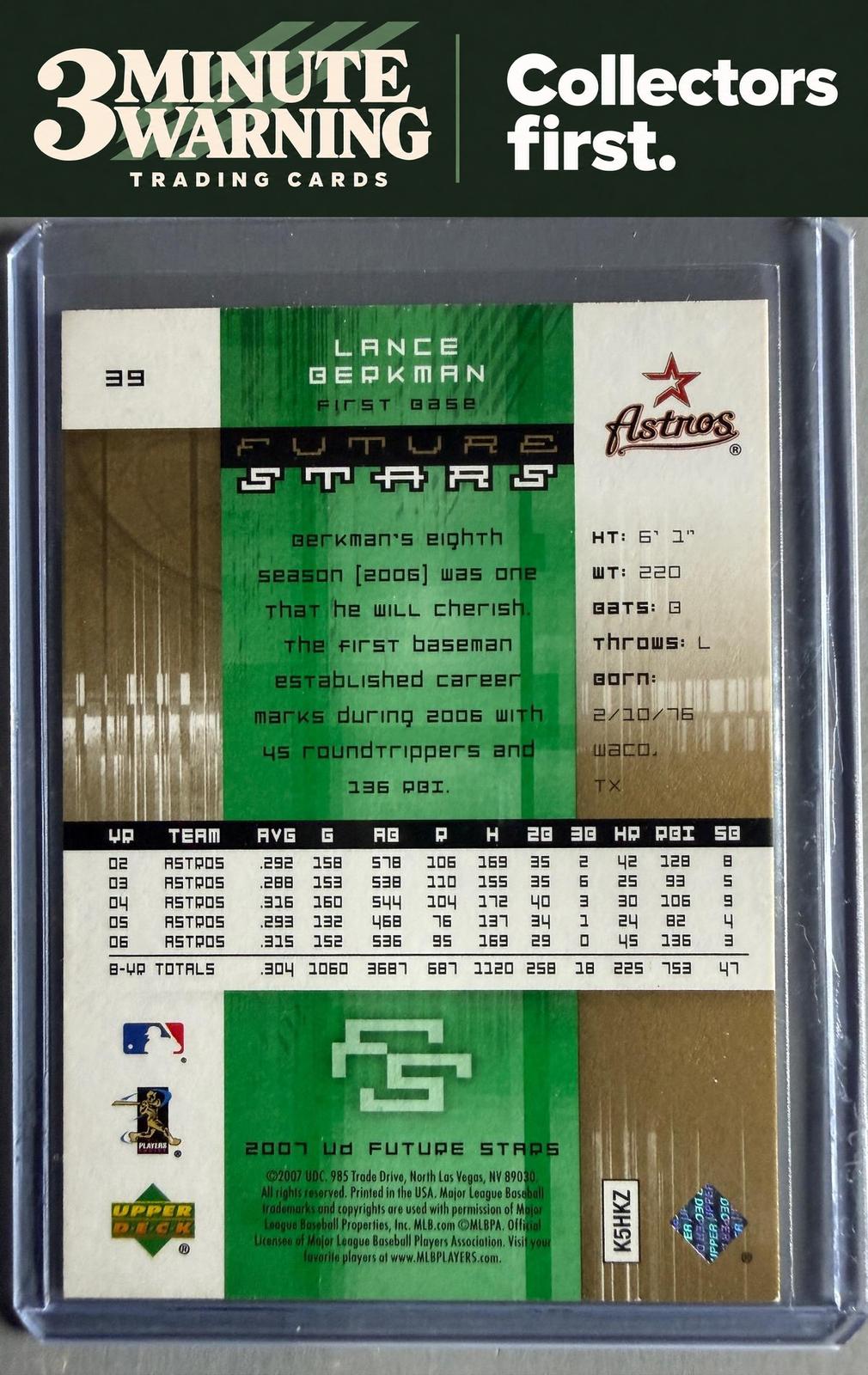 2007 Upper Deck Future Stars #39 Lance Berkman