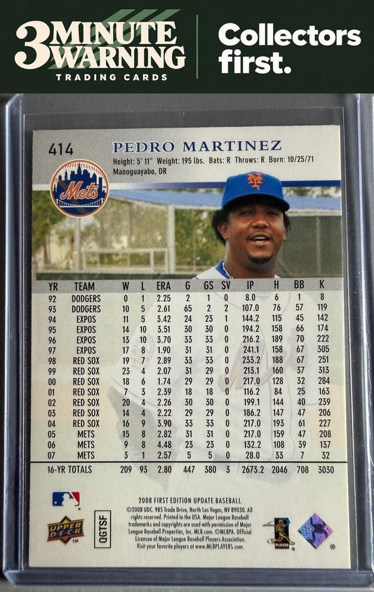 2008 Upper Deck First Edition #414 Pedro Martinez