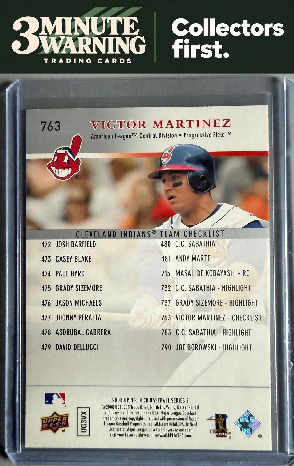 2008 Upper Deck #763 Victor Martinez