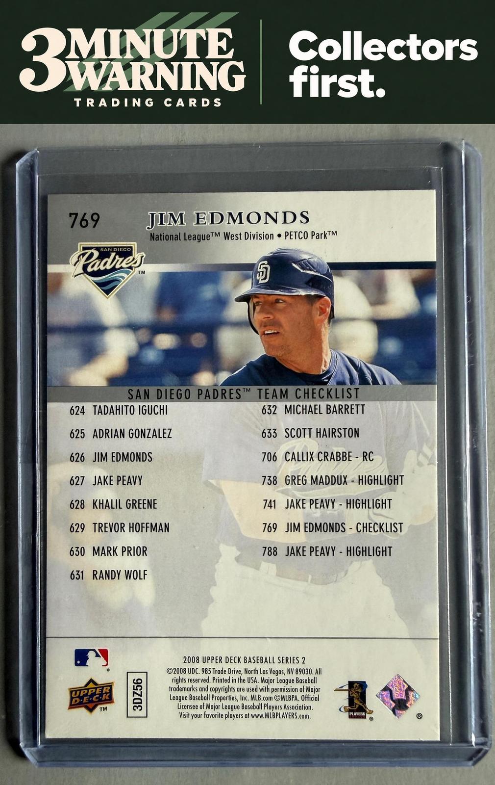 2008 Upper Deck #769 Jim Edmonds