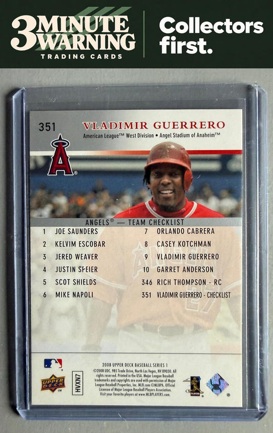 2008 Upper Deck #351 Vladimir Guerrero
