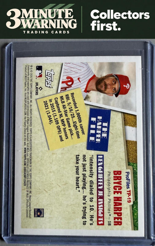 2026 Topps #TP-19 Bryce Harper Profiles