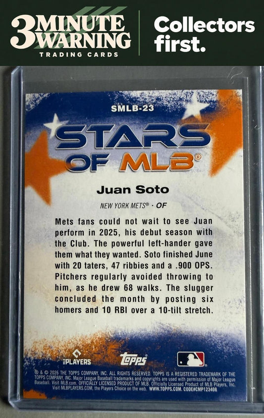 2026 Topps #SMLB-23 Juan Soto Stars of MLB