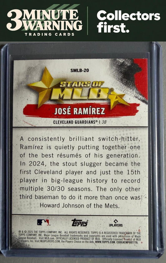 2025 Topps #SMLB-20 Jose Ramirez Stars of MLB