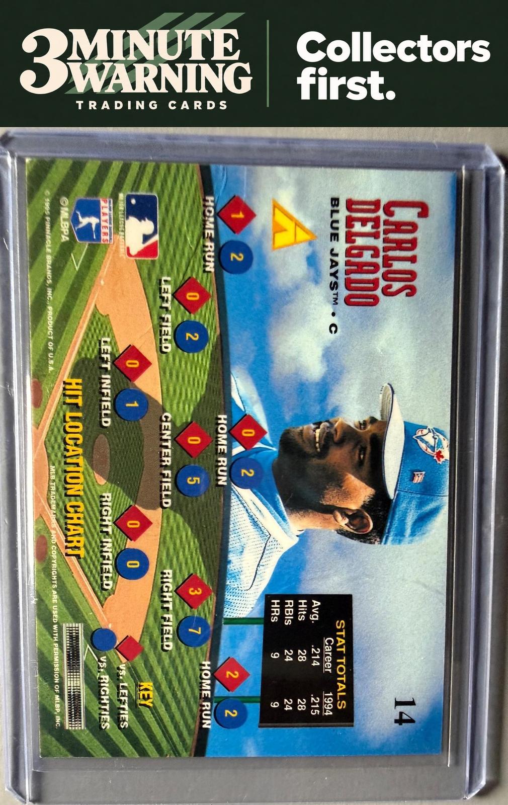 1995 Zenith #14 Carlos Delgado