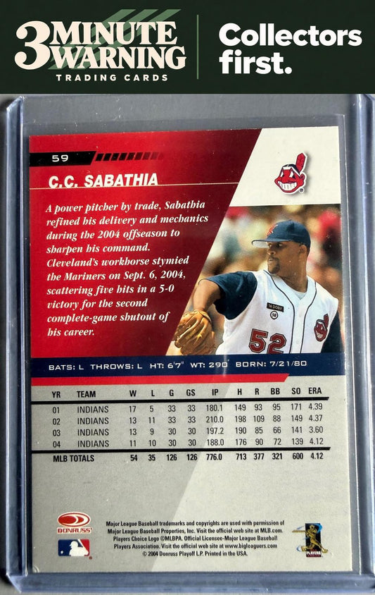 2005 Leaf #59 C.C. Sabathia