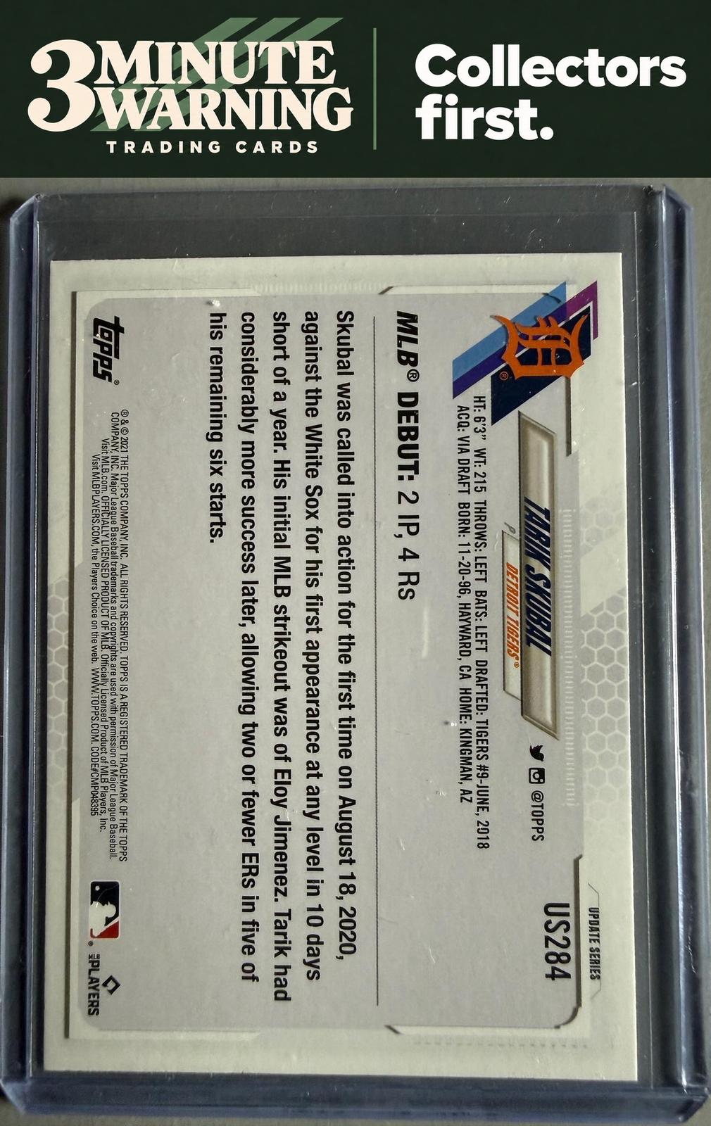 2021 Topps Update #US284 Tarik Skubal