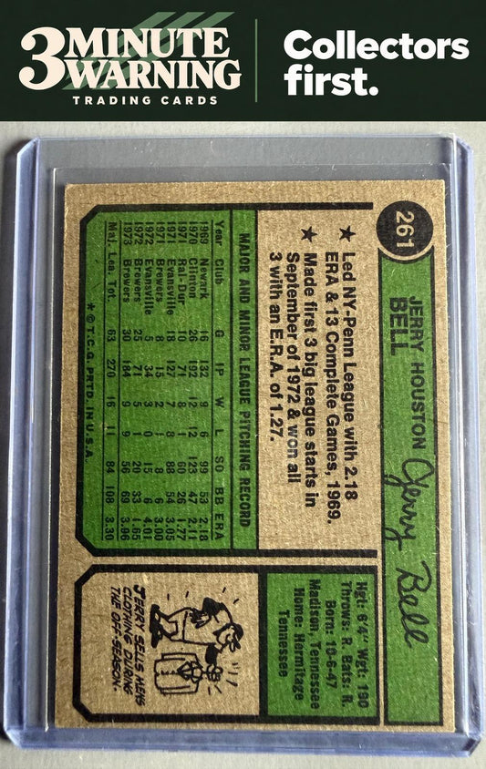 1974 Topps #261 Jerry Bell
