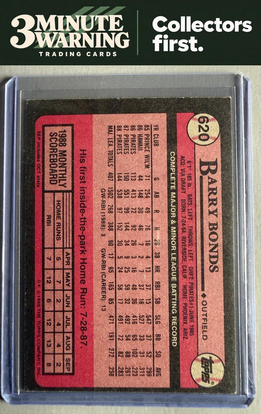 1989 Topps #620 Barry Bonds