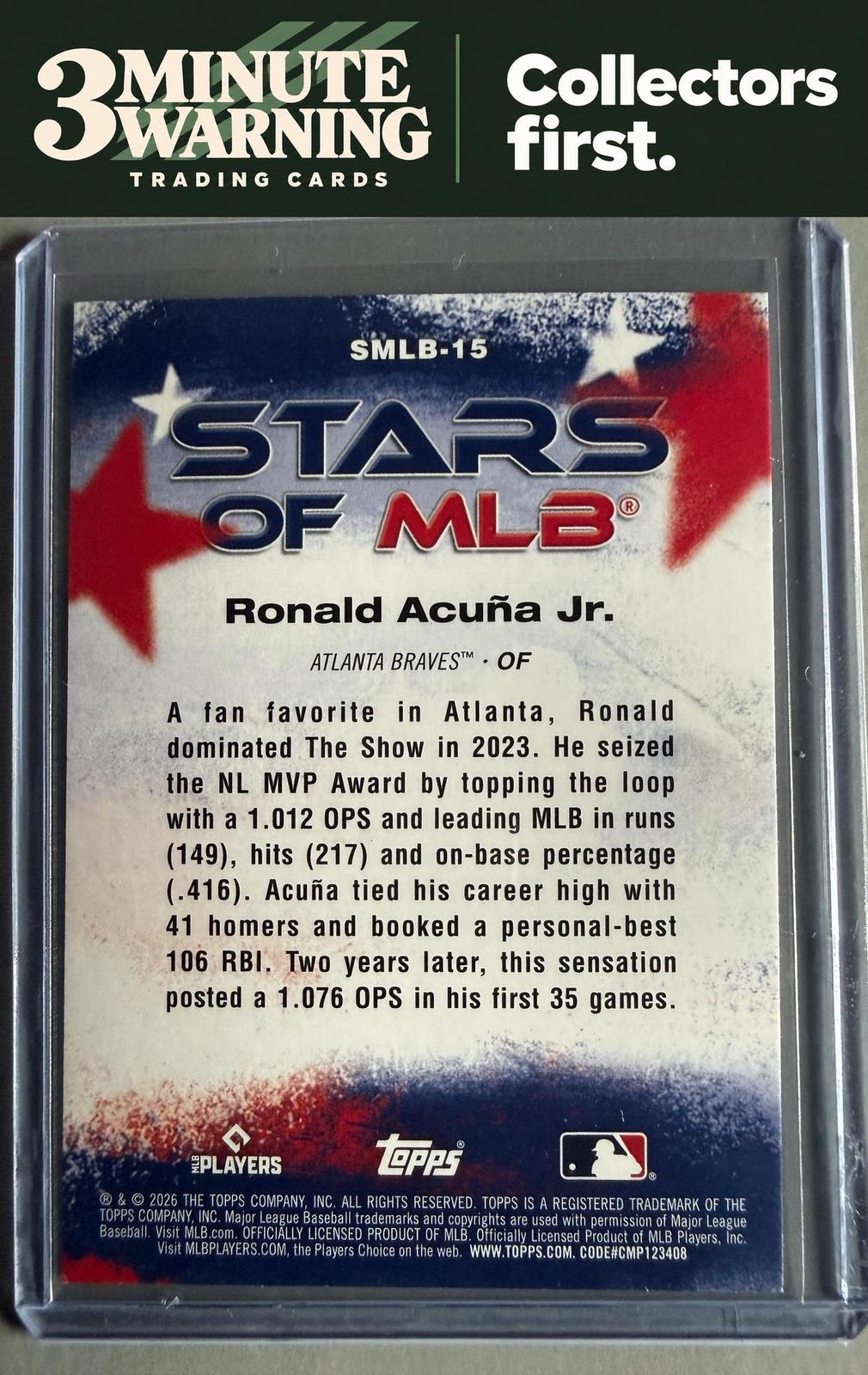 2026 Topps #SMLB-15 Ronald Acuña Jr. Stars of MLB