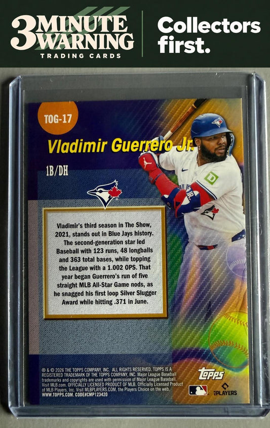 2026 Topps #TOG-17 Vladimir Guerrero Jr. Titans of the Game