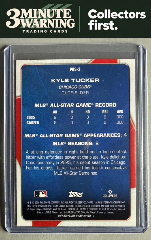 2026 Topps #PAS-3 Kyle Tucker Perennial All-Stars