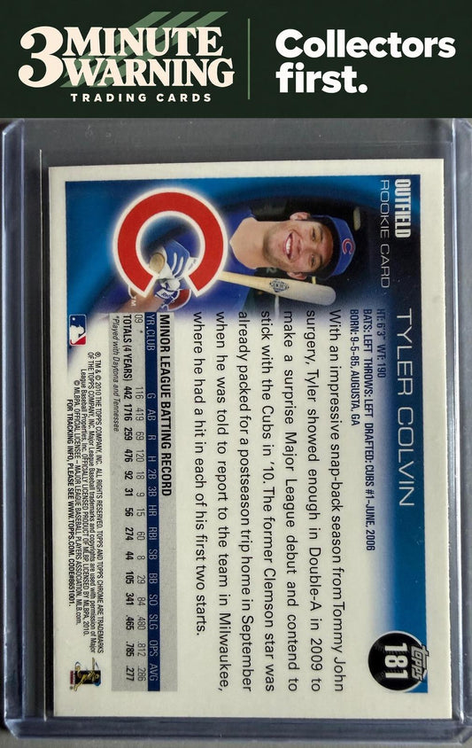 2010 Topps Chrome #181 Tyler Colvin