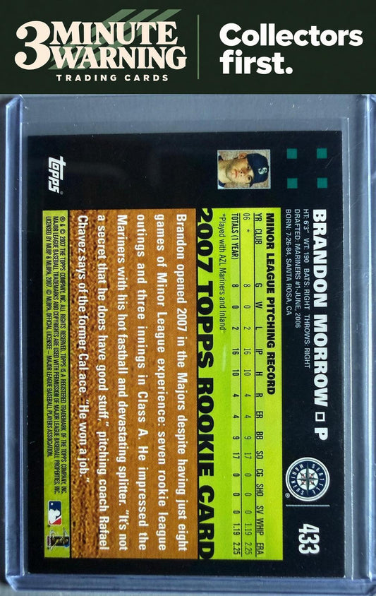 2007 Topps #433 Brandon Morrow