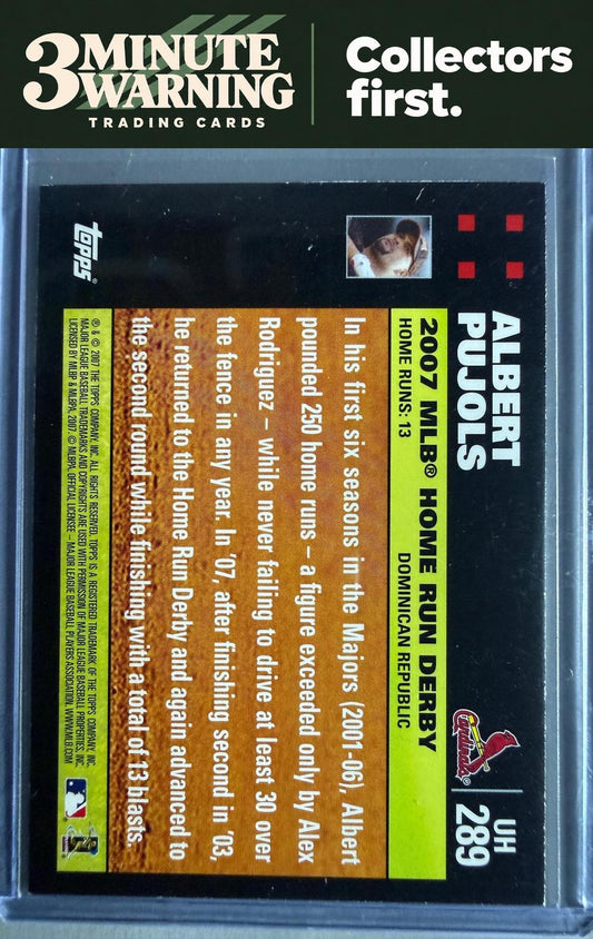 2007 Topps Updates & Highlights #UH289 Albert Pujols