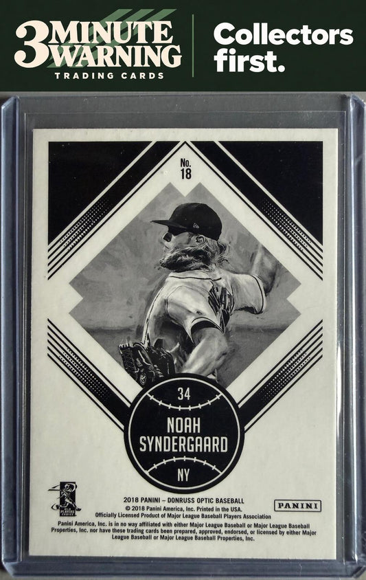 2018 Donruss Optic #18 Noah Syndergaard Blue #/149