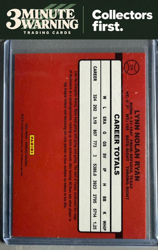 2023 Donruss #276 Nolan Ryan