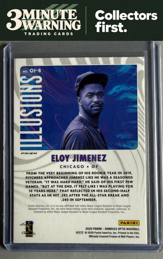 2020 Donruss Optic #OI-8 Eloy Jimenez Optic Illusions Holo