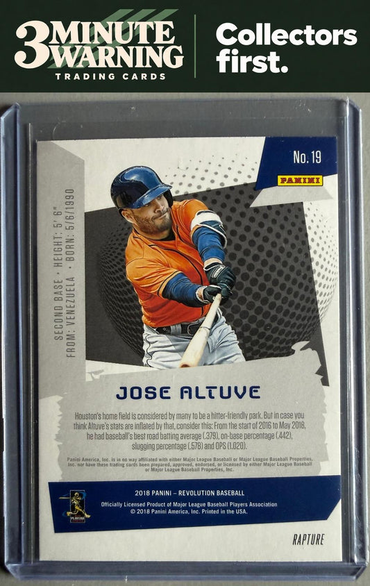 2018 Panini Chronicles #19 Jose Altuve Revolution