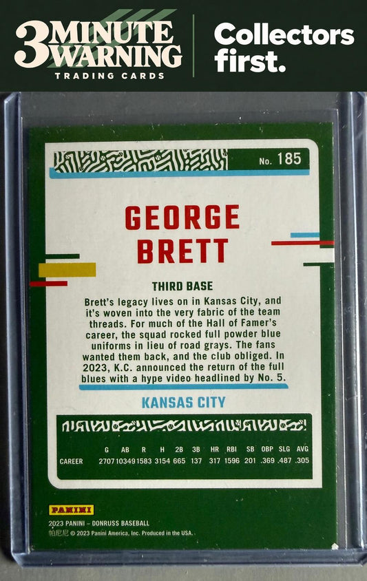 2023 Donruss #185 George Brett Holo Purple