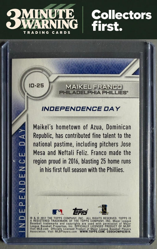 2017 Topps #ID-25 Maikel Franco Independence Day