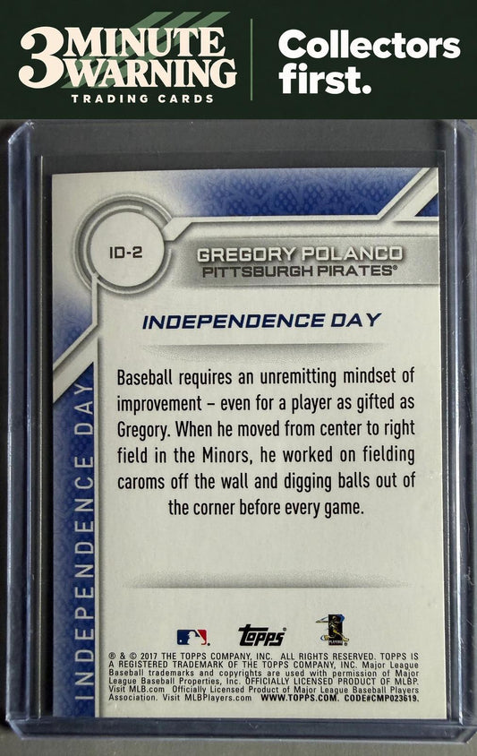 2017 Topps #ID-2 Gregory Polanco Independence Day