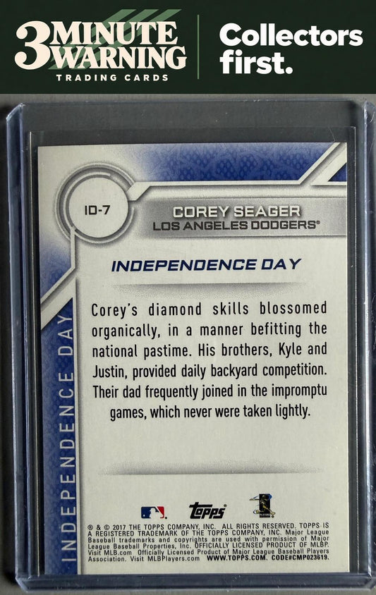 2017 Topps #ID-7 Corey Seager Independence Day