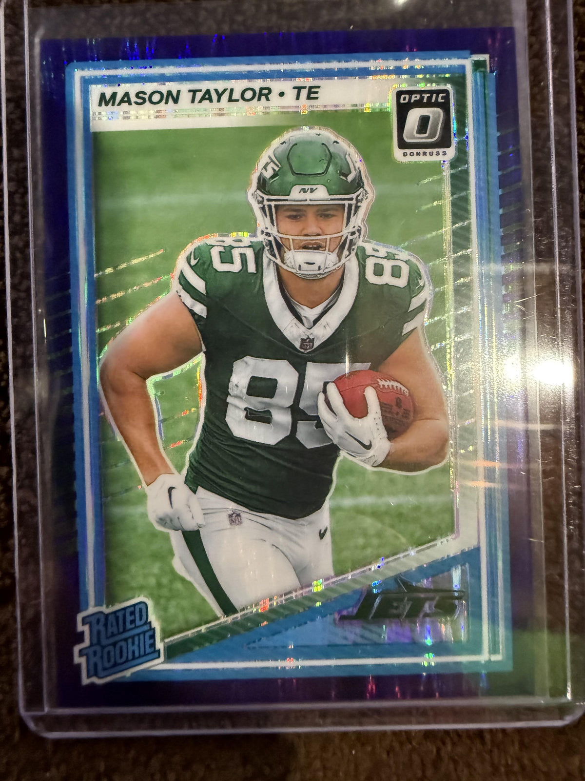 2025 Donruss Optic #274 Mason Taylor Purple Shock