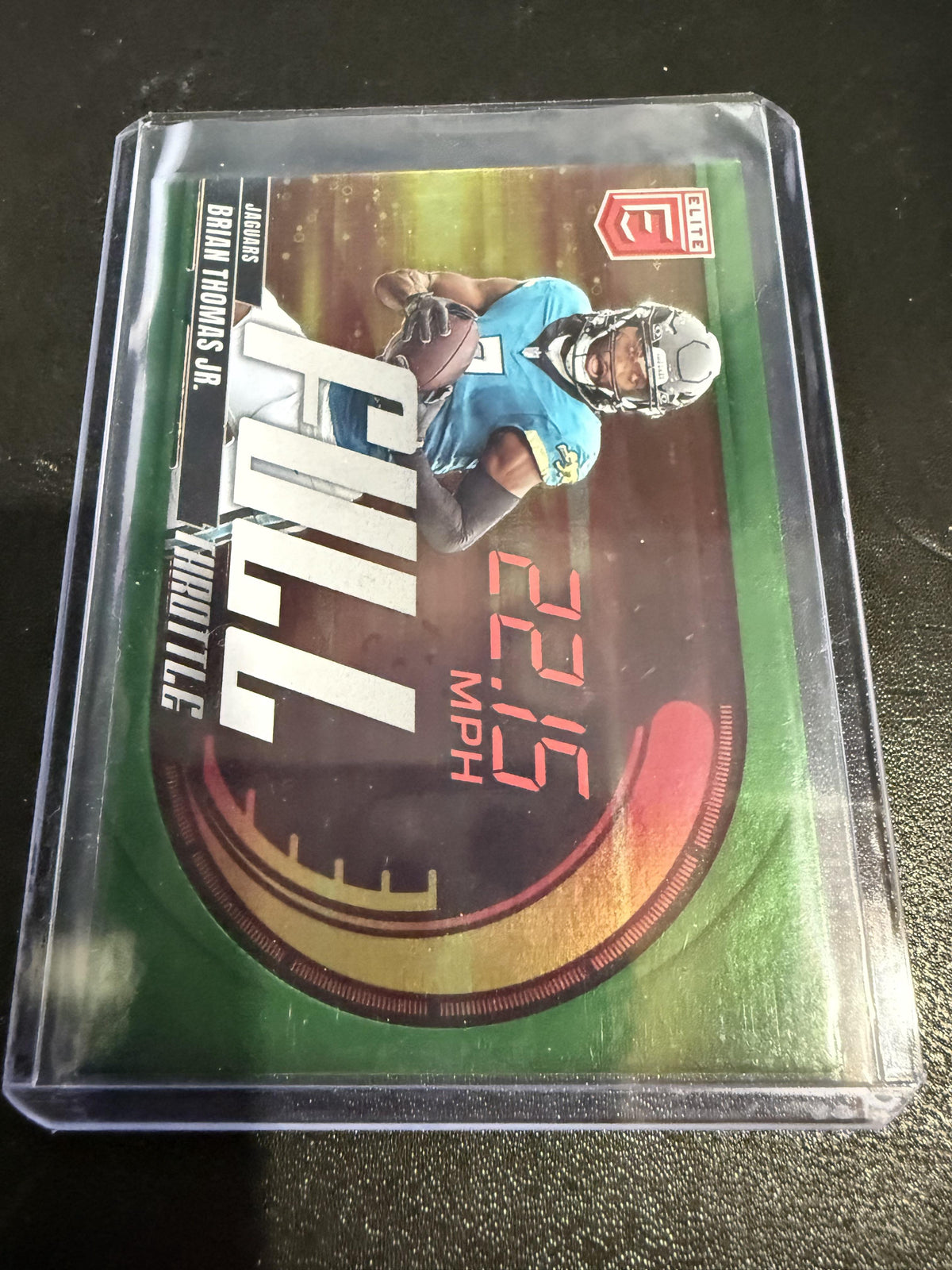 2025 Donruss Elite #2 Brian Thomas Jr. Full Throttle Green