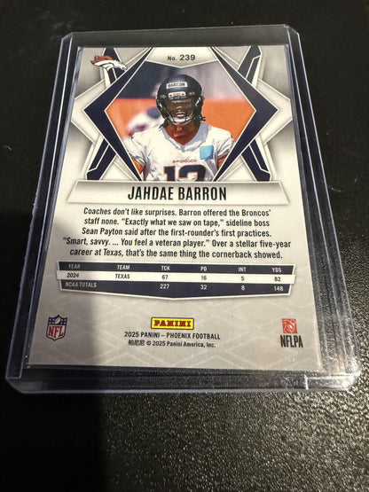 2025 Panini Phoenix #239 Jahdae Barron